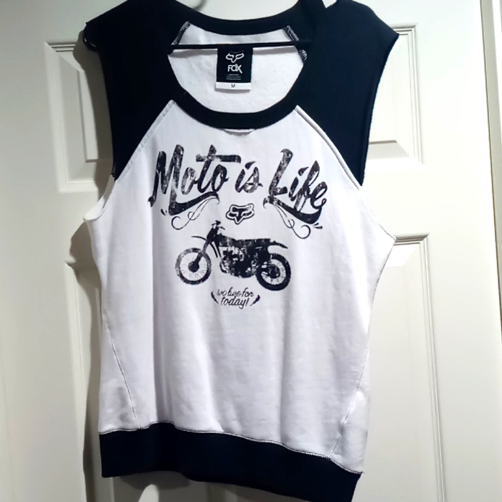 Fox Racing Short Sleeve Sweatshirt Size M